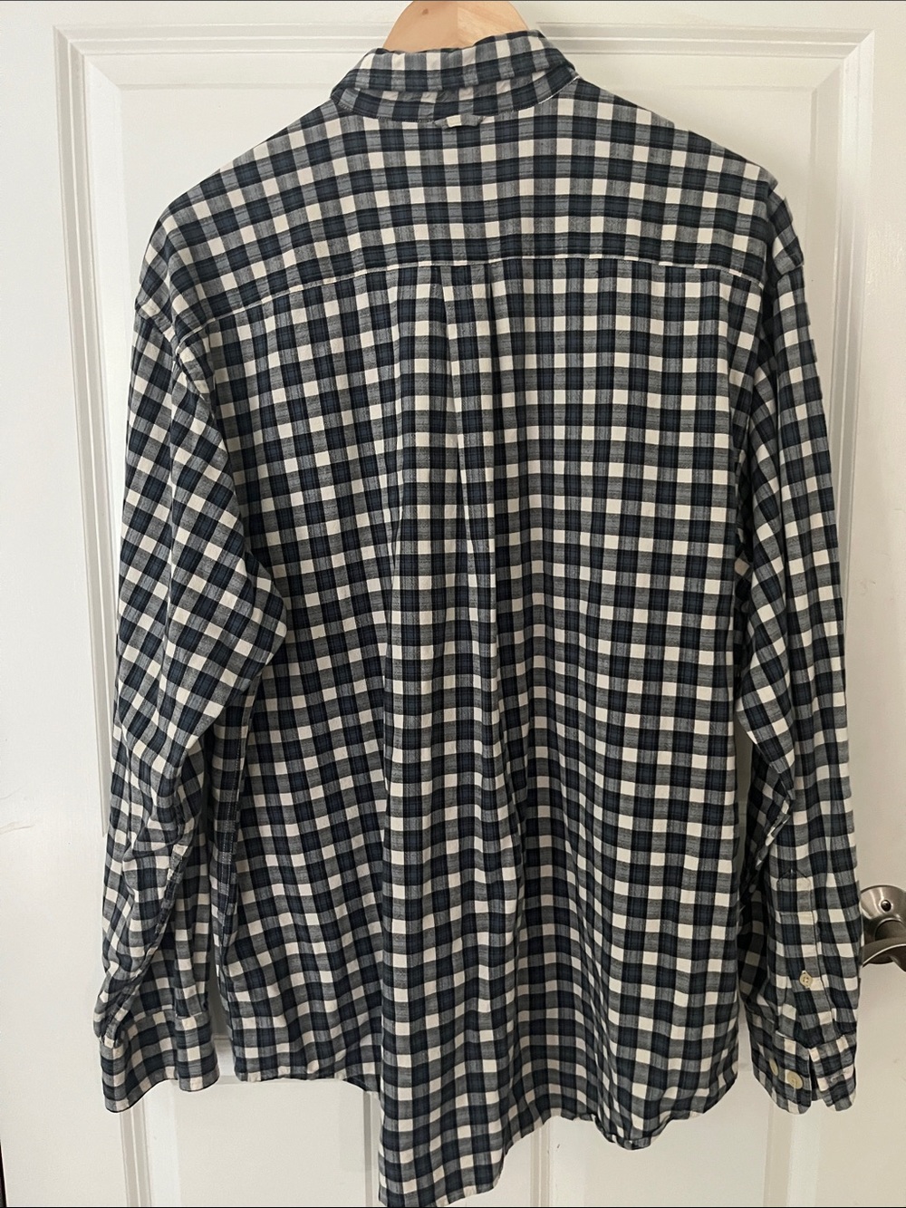 ARROW “The Big Oxford” Long Sleeve Button Down Plaid Tartan Shirt 100% Cotton - Picture 5 of 7